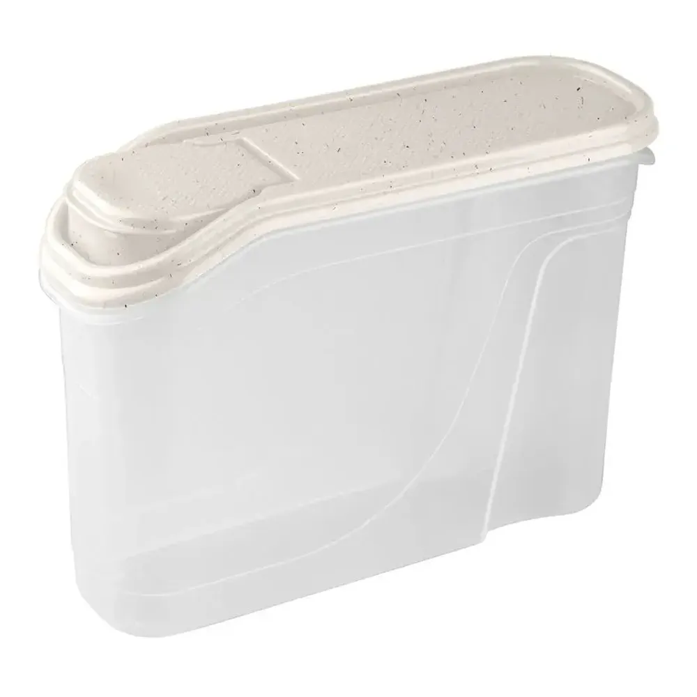 Емкость для сыпучих продуктов 1,5 л (Бежевый флэк) Емкость для сыпучих продуктов 1,5 л (Бежевый флэк)