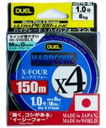 Пл.шн. Duel PE Hardcore X4 150m MilkyGreen #1.5 (0.209мм) 10.0 кг.