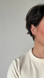 Серьги кольца Monet