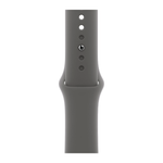 Умные часы Apple Watch Series 10 GPS + Cellular, 46mm, Natural Titanium Case with Sport Band S/M, Stone Gray (Черный)