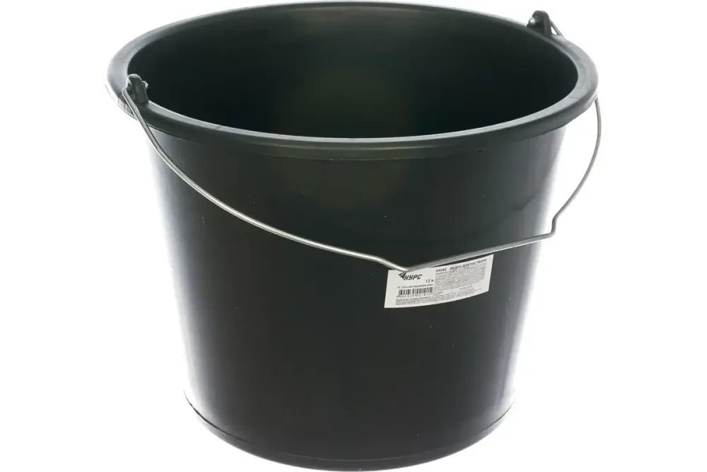 04085 КУРС Ведро строительное пластиковое для перемешивания раствора 12л
