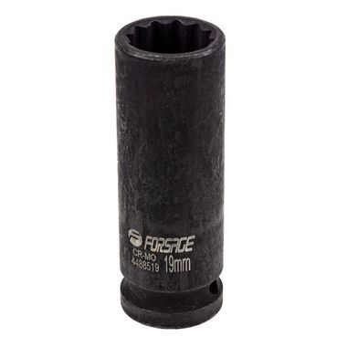 Головка ударная глубокая 19мм (12гр.), 1/2'' Forsage F-4488519