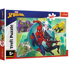 Puzzles - "100" - Spider mask / Disney Marvel Spiderman