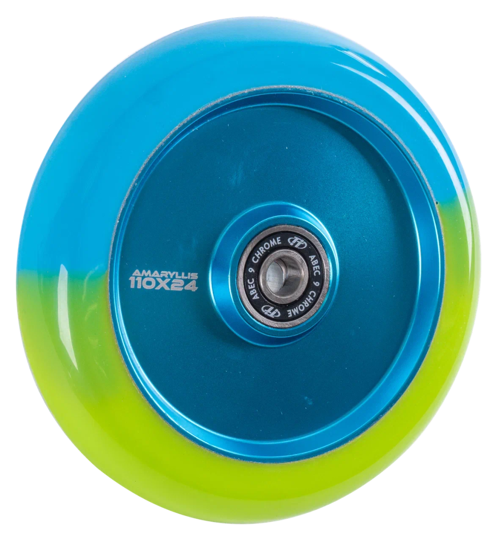 Колеса Tech Team 110мм Amarillis, blue-green