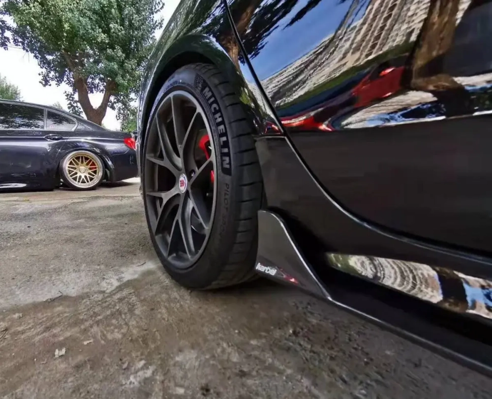 Карбоновые боковые юбки для AUDI S6 & A6 S-LINE & A6 AVANT & A6 2016-2018 C7.5 Ауди обвес