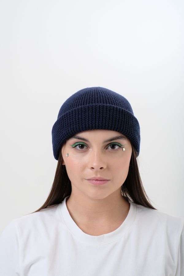 Шапка Modern Short Beanie Синяя - фото 7