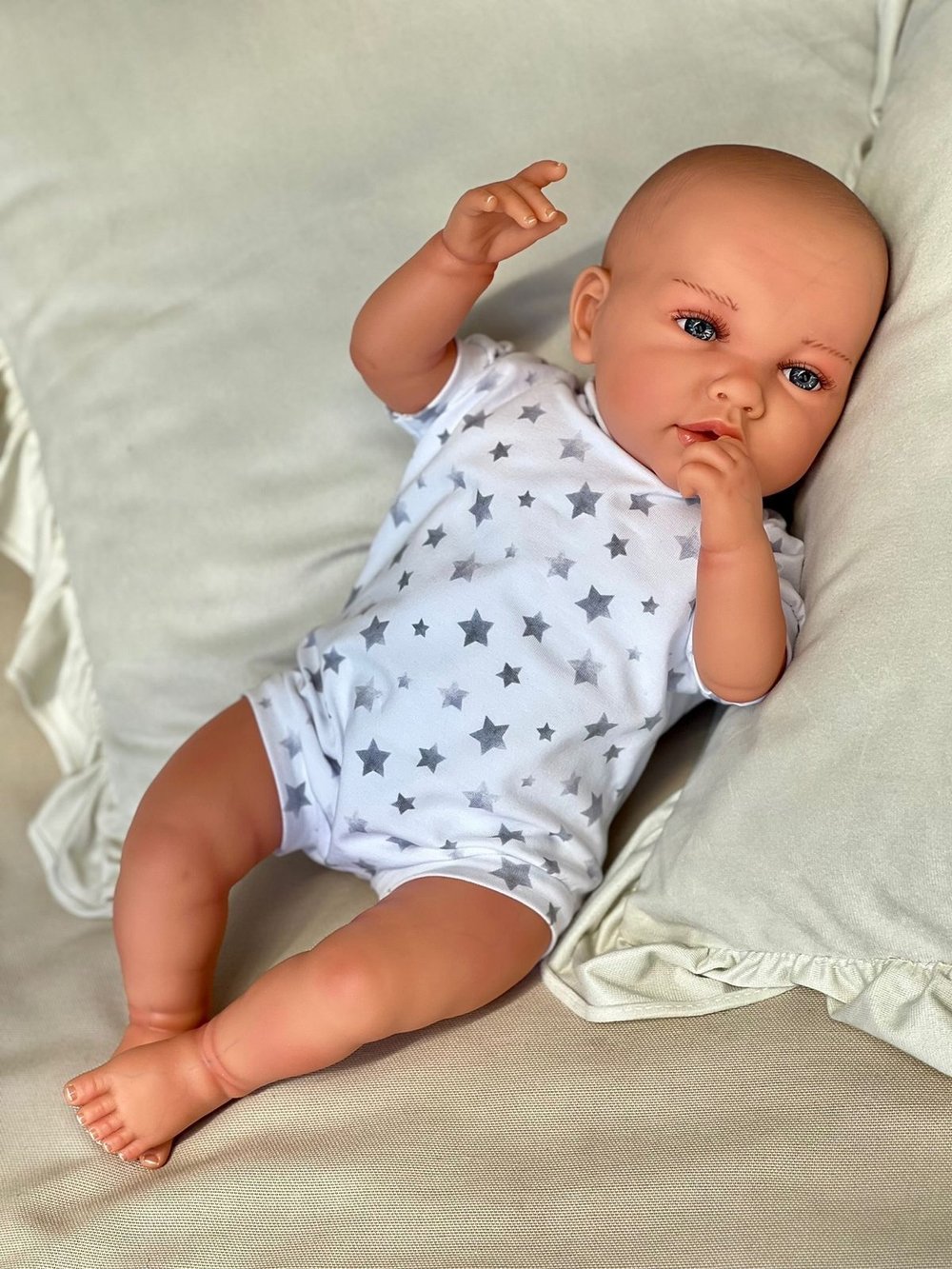 Кукла Реборн Marina and Pau 45cм Luka мягконабивная (M3062)