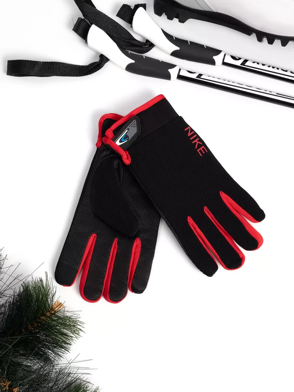 Перчатки зимние горнолыжные болоневые флисовые