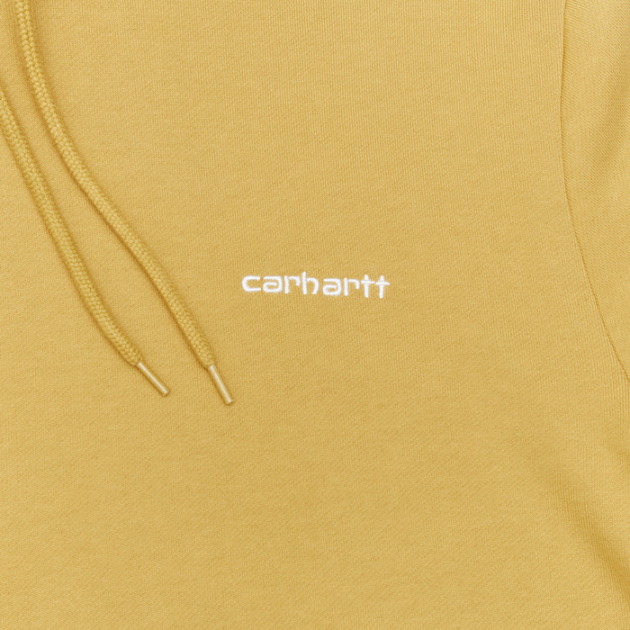Толстовка мужская Carhartt WIP Script Embroidery Hooded  артикул:I033658_agate - купить в магазине Дайс