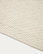 Mascarell Ковер из хлопка и полипропилена белого цвета 200 x 300 см