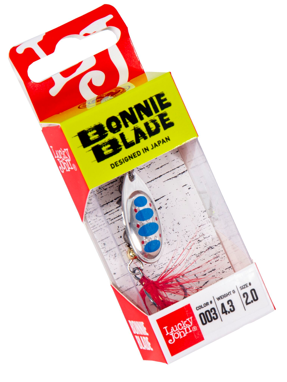 Блесна вращающаяся Lucky John BONNIE BLADE 2 04.3г 003 в блистере