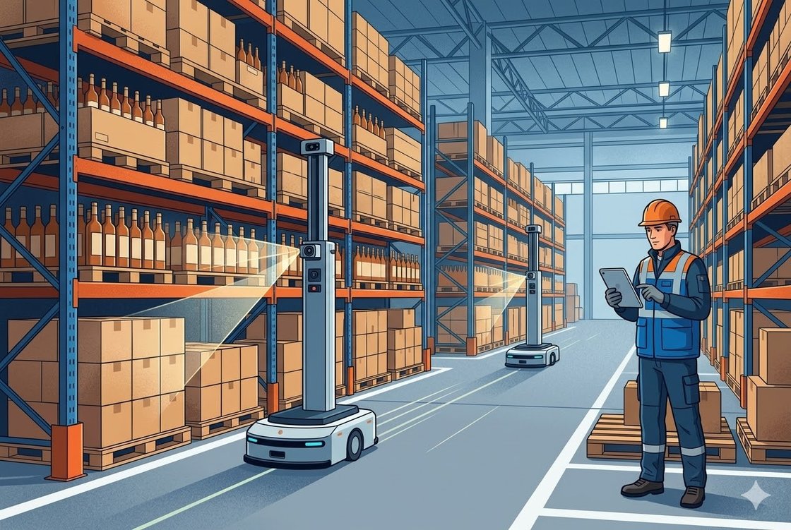 Роботы приходят на склады алкогольного ритейла