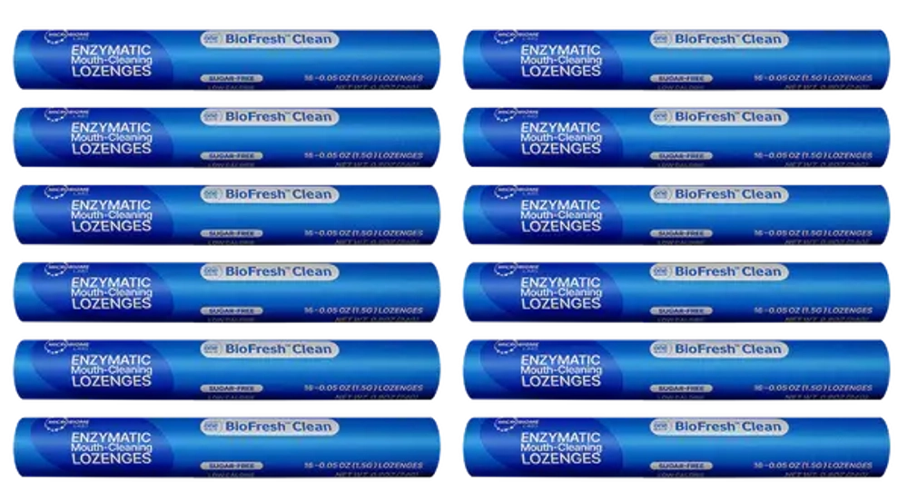 MicrobiomeLabs - Enzymatic Mouth Cleaning Lozenges