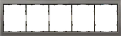 Donel R98 Glass рамка 5-я стекло цвета Сталь, серия DA