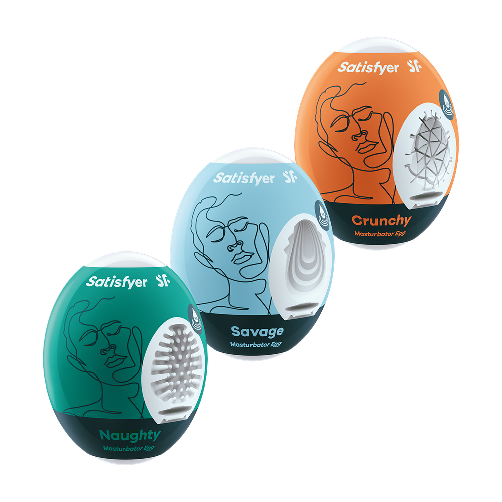 Masturbator Egg 3er Set Noughty