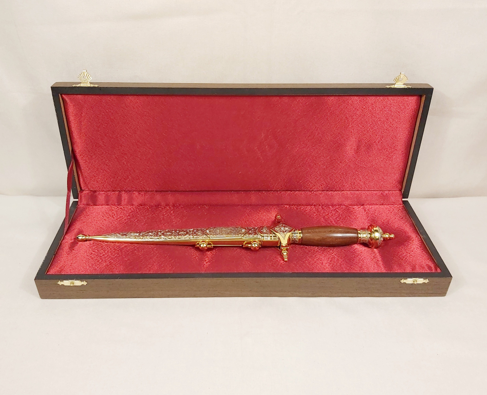 Кортик офицерский "Герб РФ" украшенный (Златоуст)