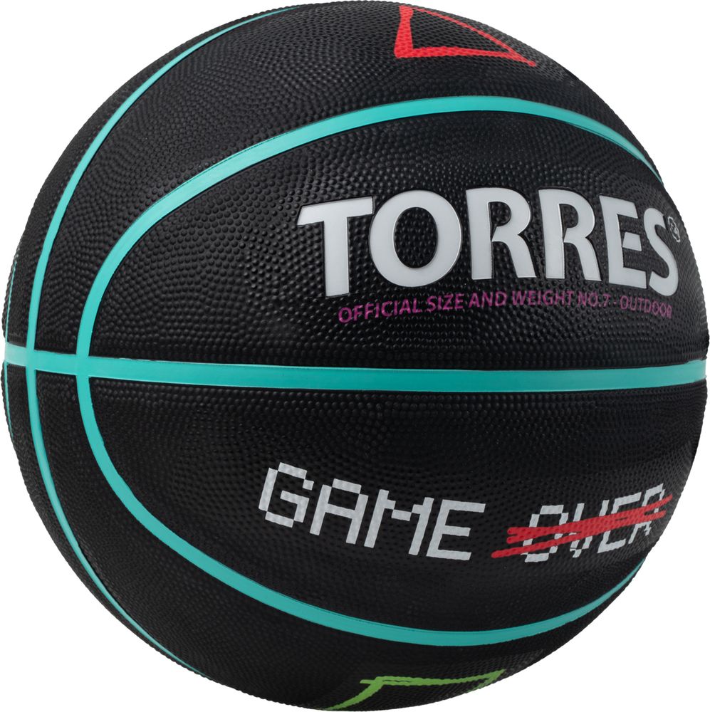 Мяч баскетбольный TORRES Game Over B023117, размер 7