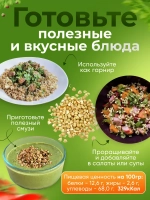 Гречка зеленая непропаренная органическая 5 кг