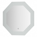 Зеркало Evoform с LED-подсветкой 19 W 60х60 см Сенсорный выключатель Нейтральный белый свет