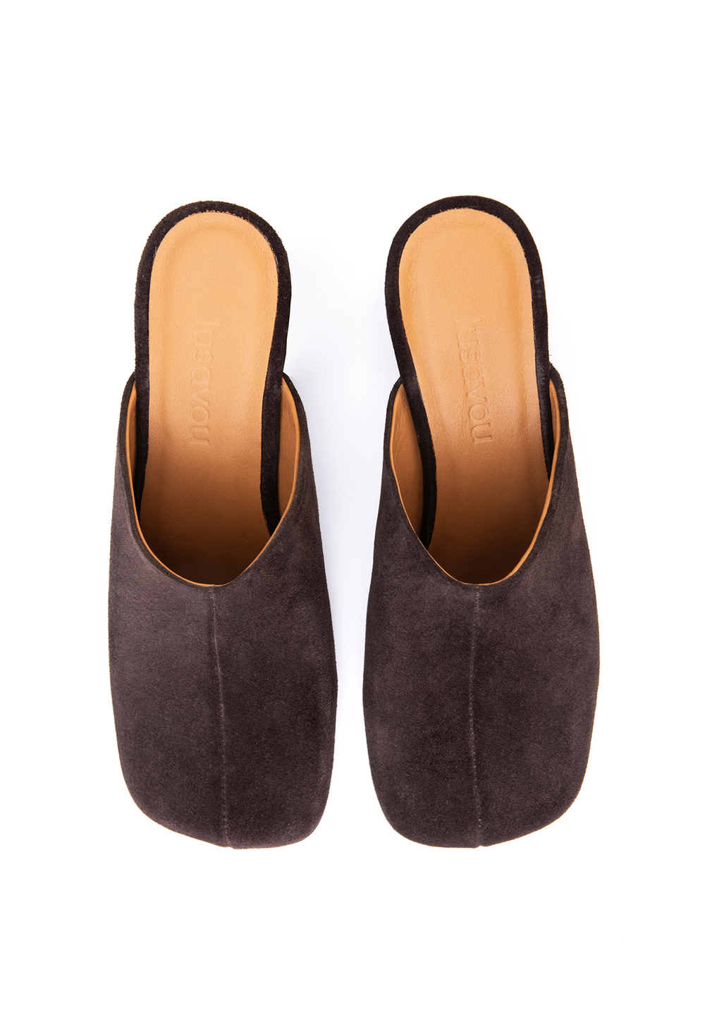 Мюли // Gloria // Chocolate // Suede