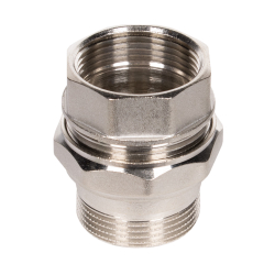 Соединение разъемное прямое (американка) LD DN32 вн-нр, латунь никелированная