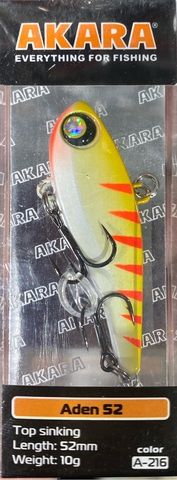 Воблер Akara раттлин Aden 52 мм 10 гр.  A216