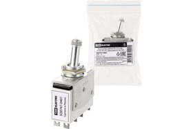 Выключатель-тумблер ТВ1-2 2P 250 В 5 А (8c) ON-OFF с фиксацией (2з+2р) TDM SQ0747-0401