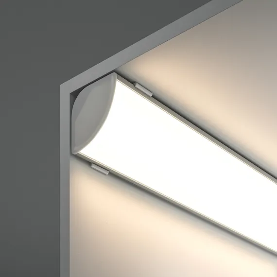 Алюминиевый профиль накладной угловой 30x30 (Серебро, 2 м), ALM-3030B-S-2M Led Strip alm-3030b-s-2m