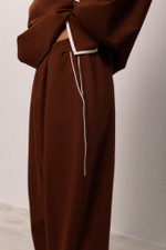 Брюки бананы из джерси