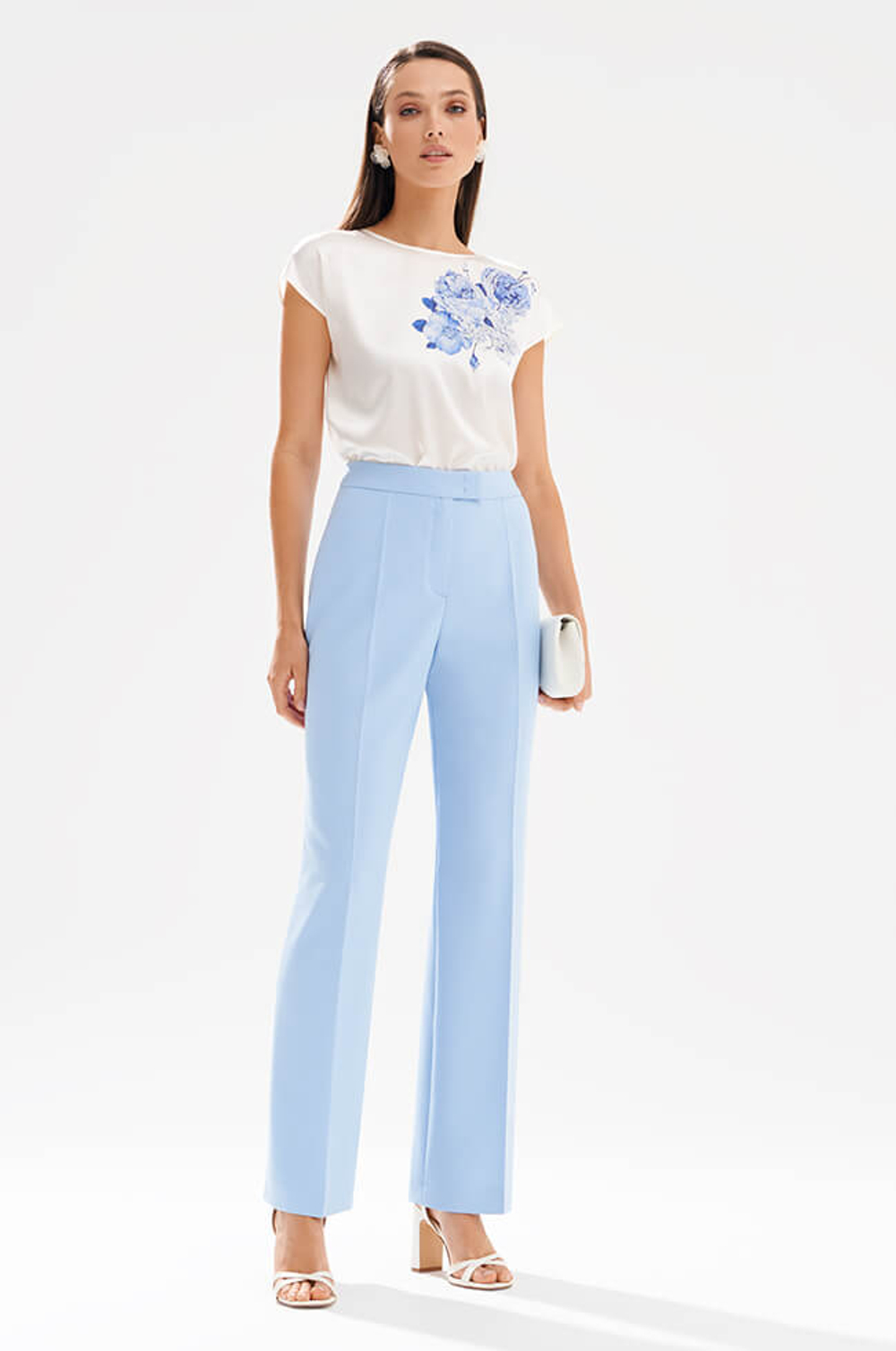 23598 Блузка женская (молочный)