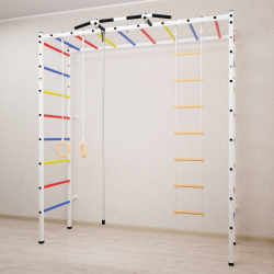 Спортивный комплекс Sv Sport П 401 (Турник/Канат/Kольца/Лестница)