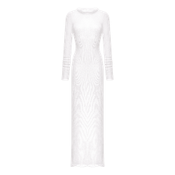 Платье макси из трикотажа
