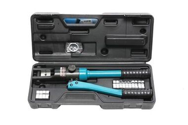 Инструмент гидравлический обжимной для кабелей 10т(ход штока-14мм, сечение 10-120мм2, адаптеры-10,16,25,35,50,70,95,120мм), в кейсе Forsage F-Y120A