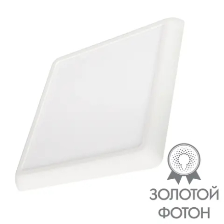 Светильник CL-FIOKK-S180x180-12W Day4000-MIX (WH, 120 deg, 230V) (Arlight, IP44 Пластик, 3 года) 034470