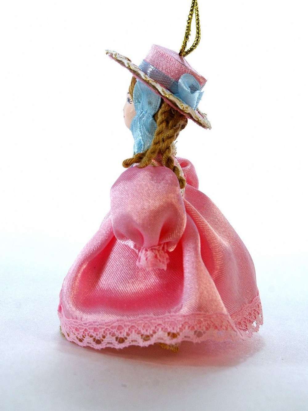 Кукла-подвеска сувенирная Барышня в шляпке
