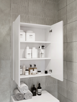 Шкаф над стиральной машиной DIWO Суздаль 80х60 подвесной, белый