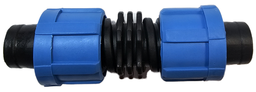 Муфта зажимная 17*17 капельная лента