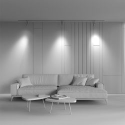 Трековый светильник светодиодный Maytoni Exility   TR005-4-12W-DS-BW