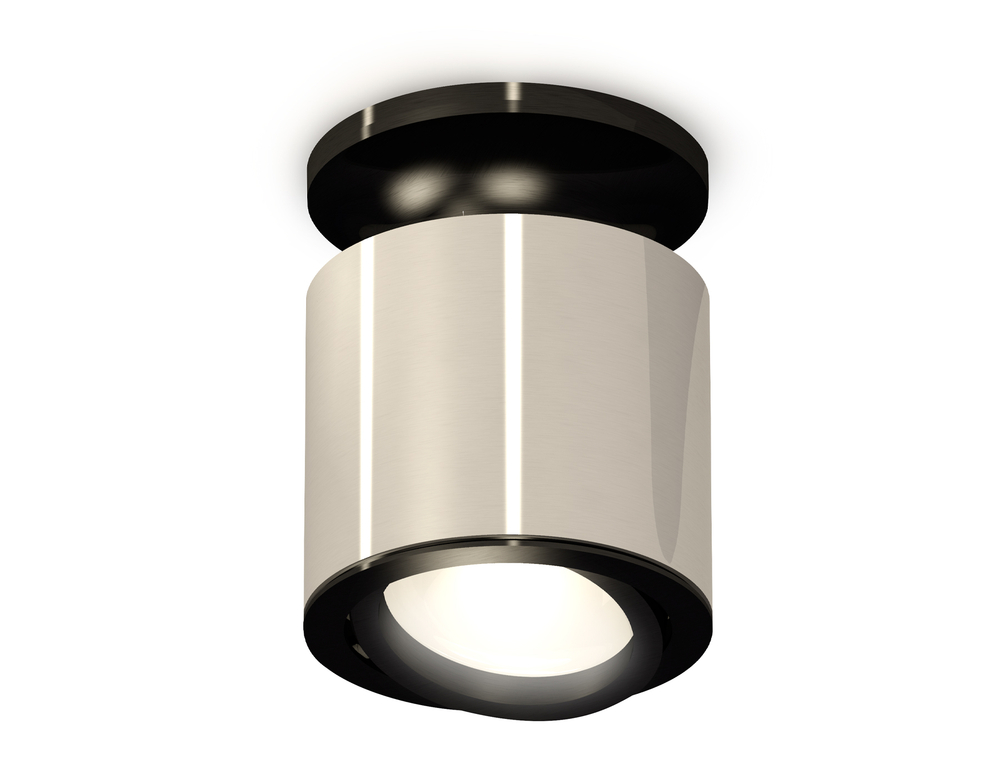 XS7405020 PSL/PBK серебро полированное/черный полированный MR16 GU5.3 (N7926, C7405, N7002)