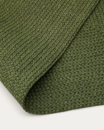 Despas Зеленый ковер из синтетического волокна, 200 x 300 см