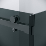 Душевой уголок Grossman Classic 120х80 120.K33.04.1280.21.10 профиль Черный матовый стекло тонированное