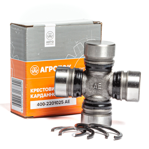 Крестовина рулевого карданного вала в сборе (28х73), МАЗ, КРАЗ, УРАЛ, ЛАЗ, ЛИАЗ (ан. 408-2201025, К-016, Н.051.02.607)