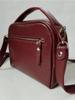 Сумка женская через плечо кросс боди натуральная кожа летняя