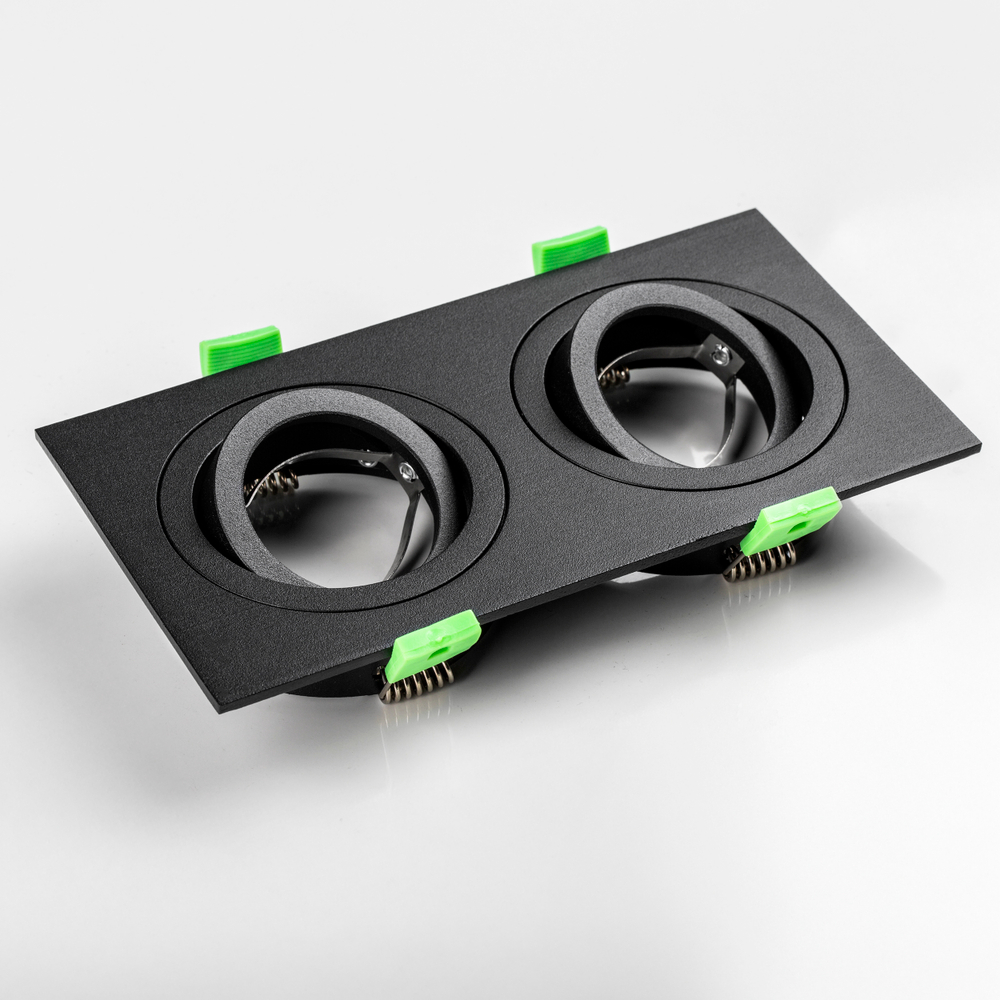 011626 Светильник SINGO BASE Quad X2 MR16 ЧЕРНЫЙ