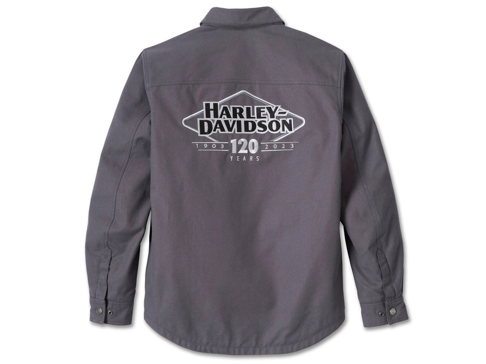 Мужская текстильная куртка Harley-Davidson® 120th Anniversary серая