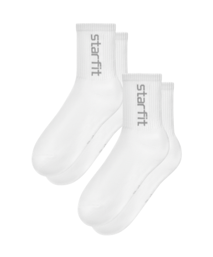 Носки спортивные Crew, белый, р. 39-42, 2 пары