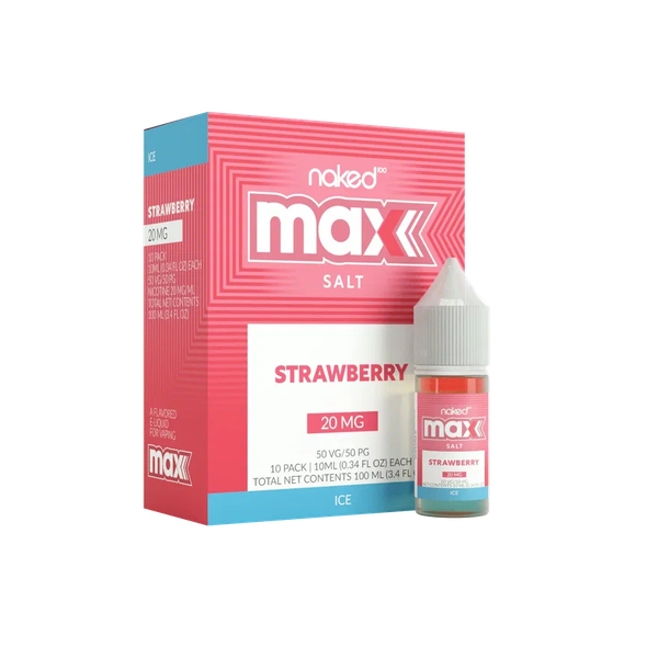 Купить Жидкость Naked Max Salt - Ice Strawberry 10 мл