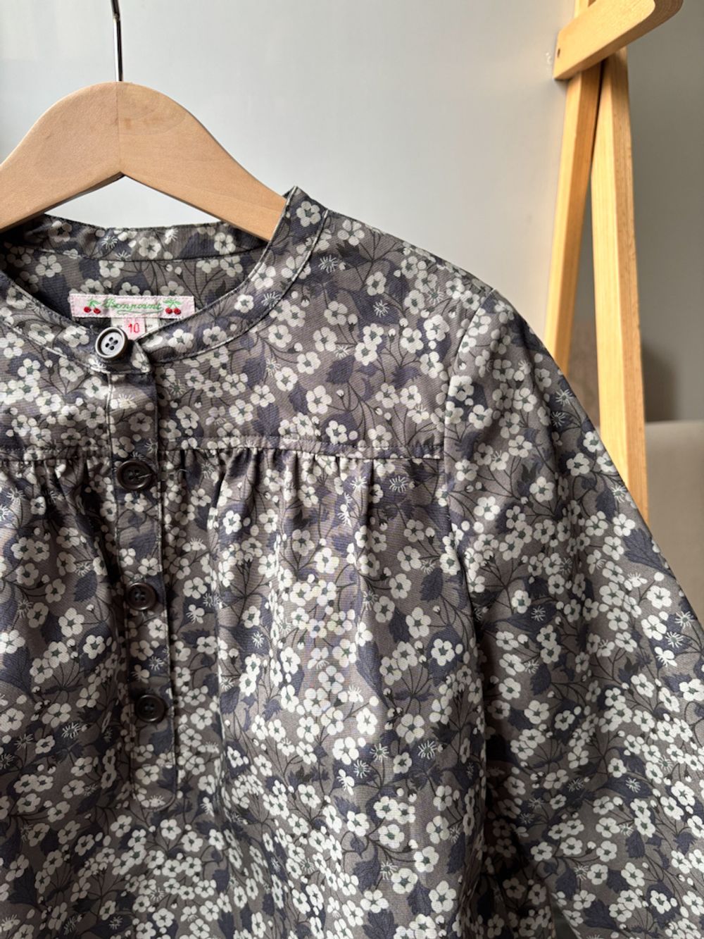 Хлопковая блузка Bonpoint, 140