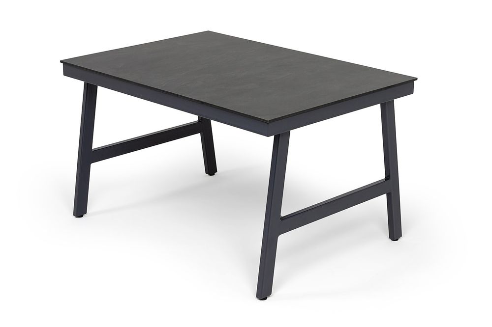 "Рио" стол из HPL 130х90см, цвет столешницы "серый гранит"