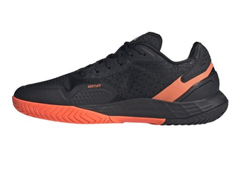 Мужские кроссовки теннисные Adidas Defiant Speed 2 M - core black/core black/lucid orange